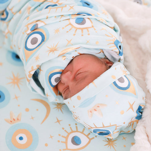 Celestial Fiona Swaddle Beanie Set