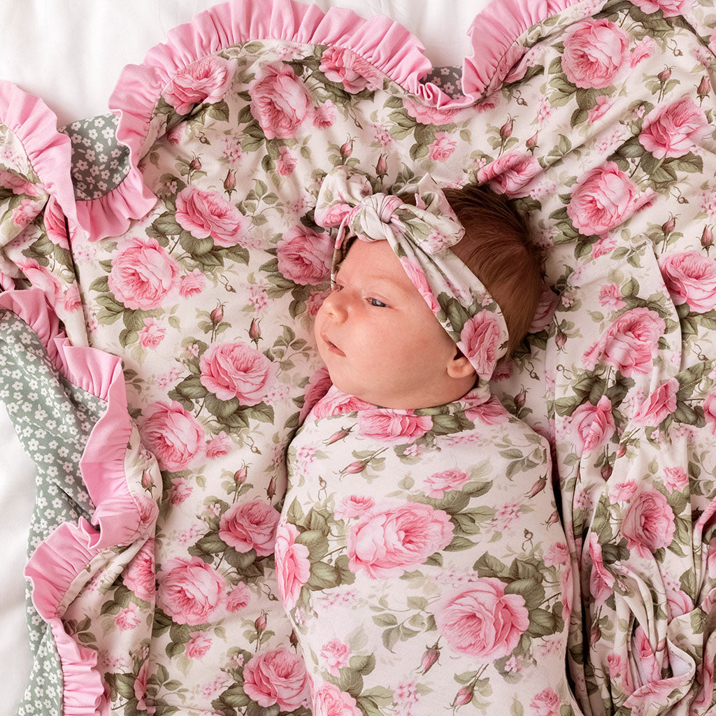 Posh peanut Scarlet Swaddle & Headband Set new deals