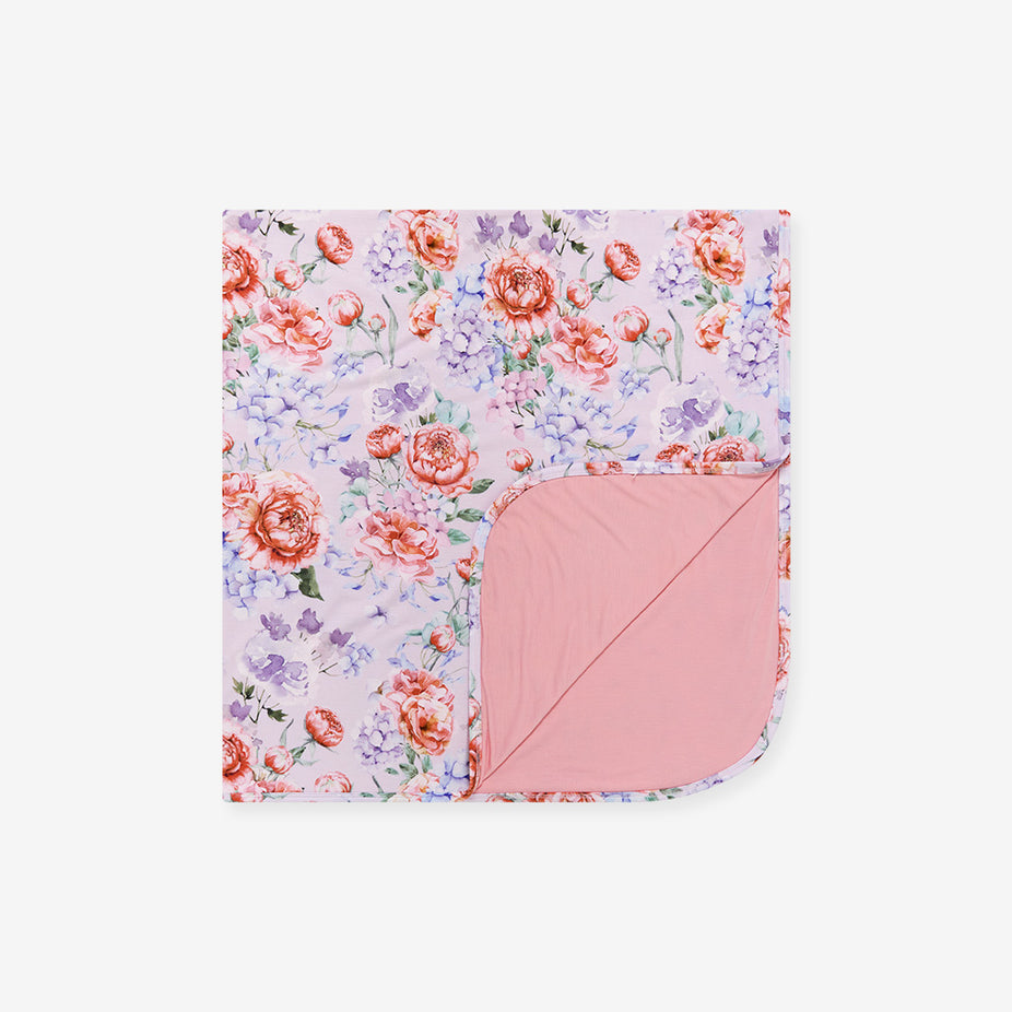 Joaquina & Spring Pink Pinstripe Patoo® Blanket