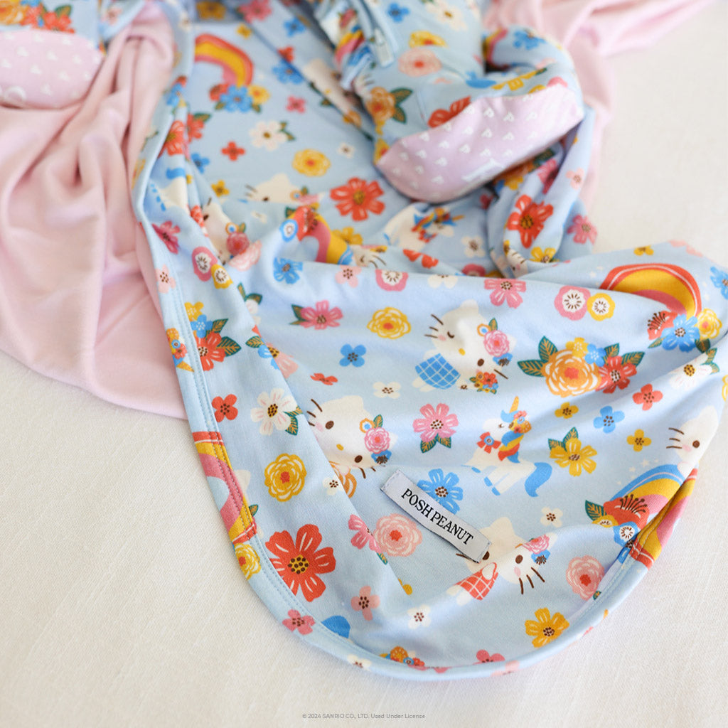 Sanrio® Blue Reversible Baby Blanket