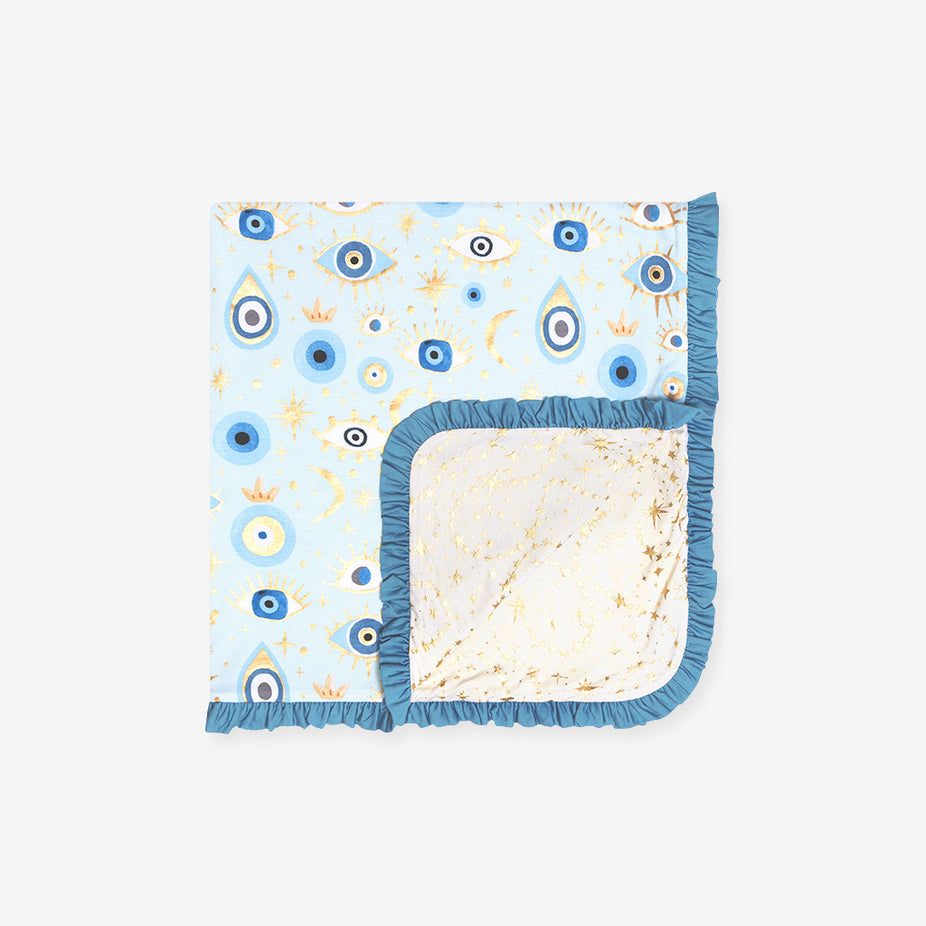 Celestial Fiona & Olympia Ruffled Luxette Patoo® Blanket