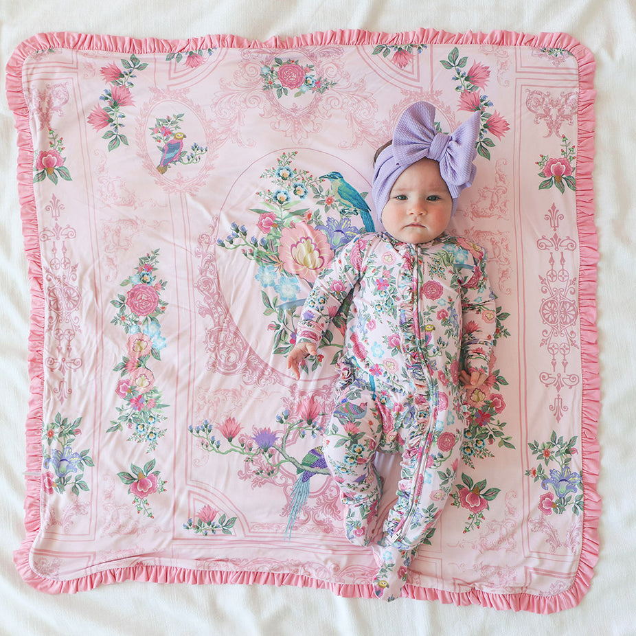 Christine Ruffled Luxette Patoo® Blanket