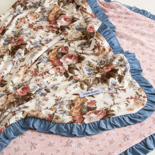 Dauphine & Debra Ruffled Luxette Patoo® Blanket