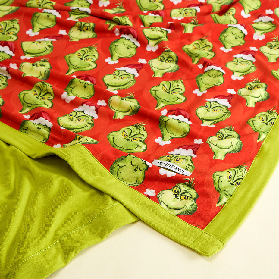 Dr. Seuss The Grinch & Mr. Grinch Luxette Patoo® Blanket