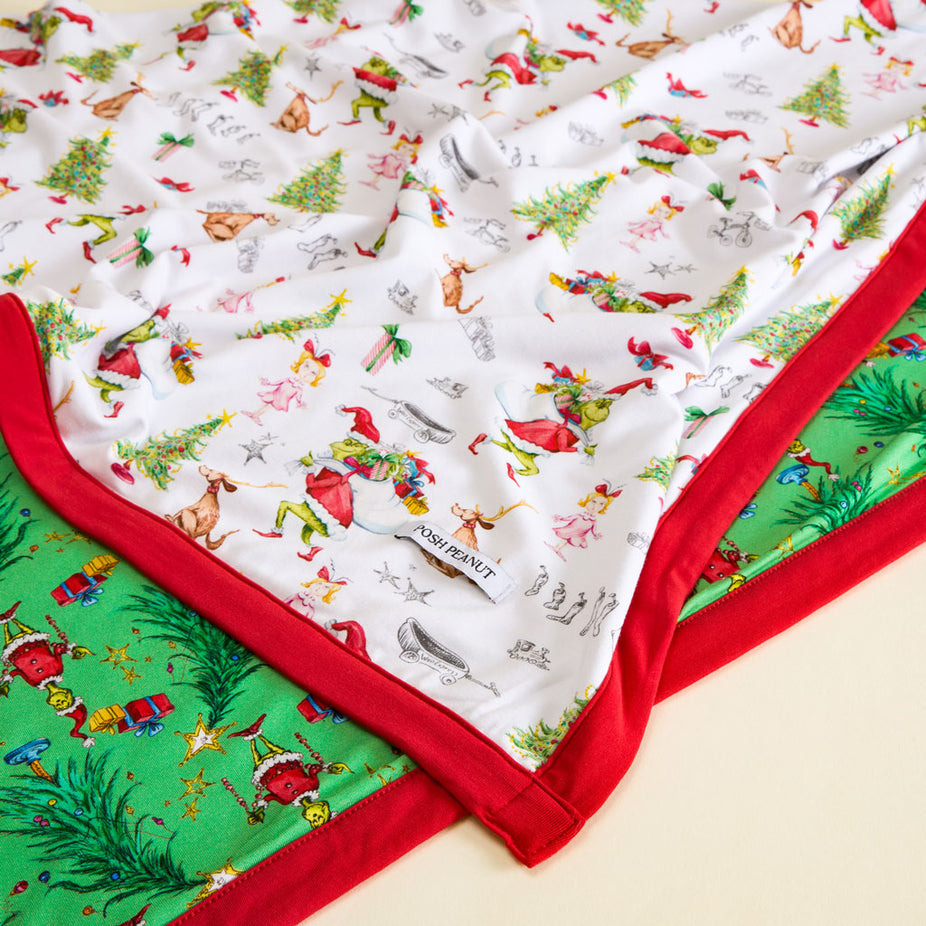 Dr. Seuss Who-ville & Merry Grinchmas Luxette Patoo® Blanket