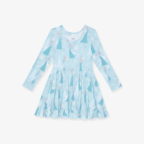 Disney Frozen Elsa Ruffled Twirl Dress