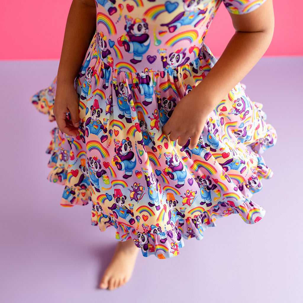 Lisa frank bamboo 2024 twirl dress, 6-12 months. New without tag