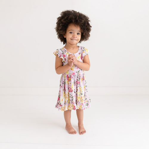 Gaia Ruffled Twirl Dress