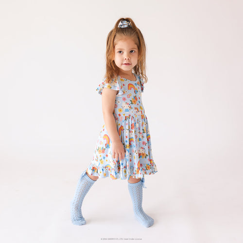 Springtime Blue Hello Kitty® Ruffled Twirl Dress