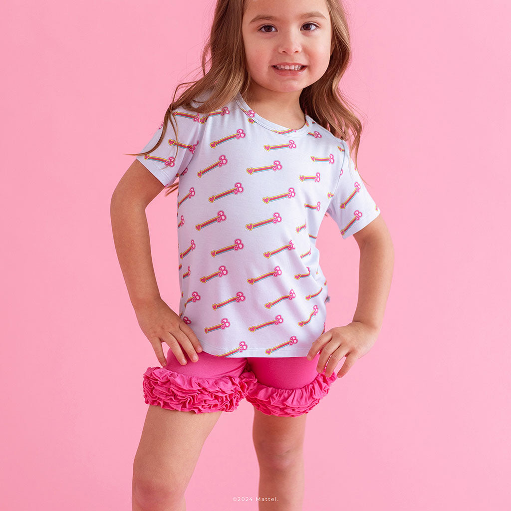 Posh peanut Barbie deals short sleeve zippered shortie 18/24M