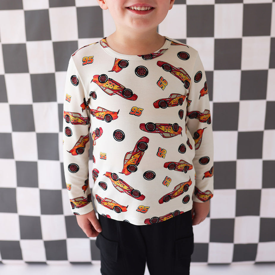 Disney Lightning McQueen Long Sleeve Classic Shirt