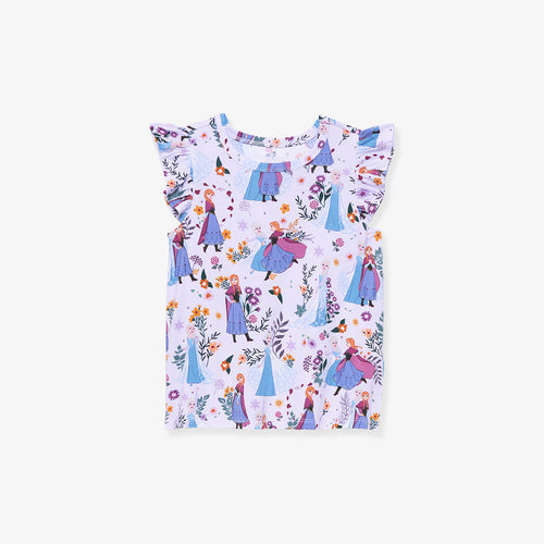 Disney Frozen Sisters Ruffled Tee