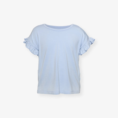 Periwinkle Ruffled Tee