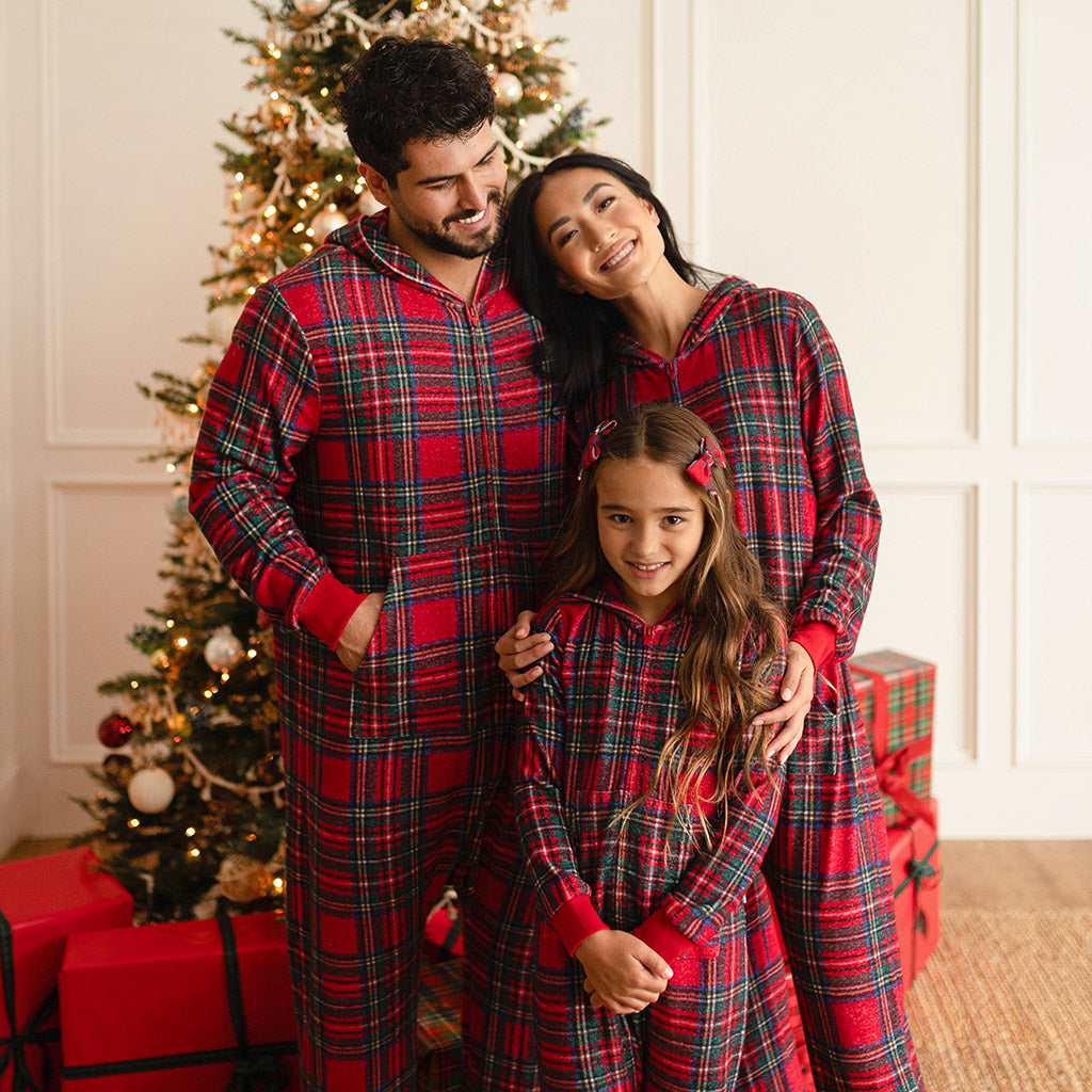 Posh Peanut Christmas Red Tartan shops