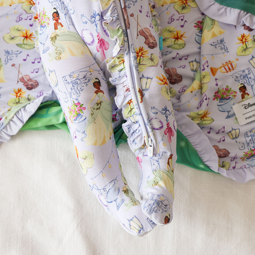 Fairytale Green Baby Girl Sleeper Disney Princess Tiana