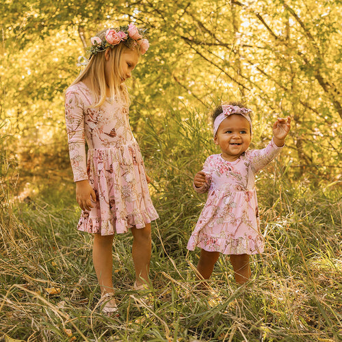 Flower Fairies of the Trees Ruffled Twirl Dress