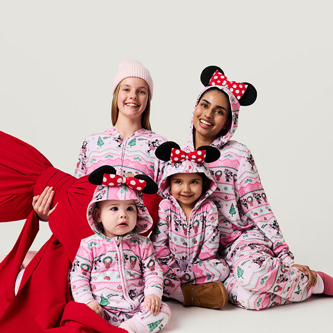 Minnie Mouse Pink Daywear Disney Minnie Fair Isle Pacci™ Hooded