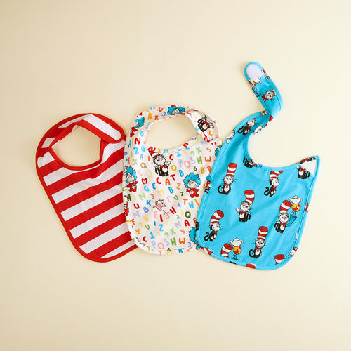 Dr. Seuss Cat in the Hat Bib Set