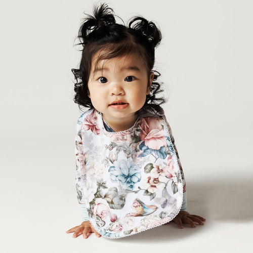 Amarantha Picot Bib Set