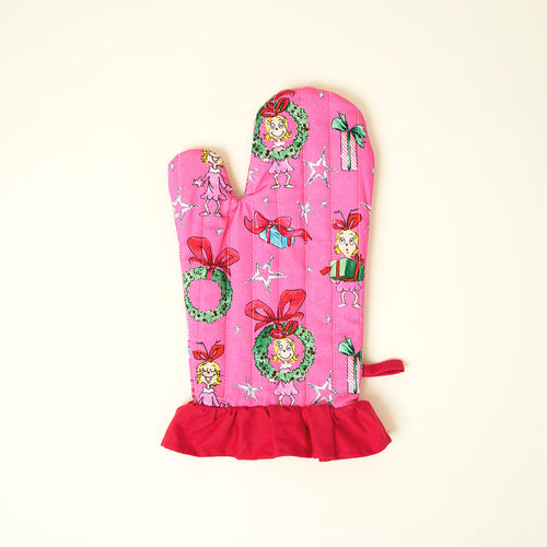 Dr. Seuss Cindy Lou Who Ruffled Oven Mitt