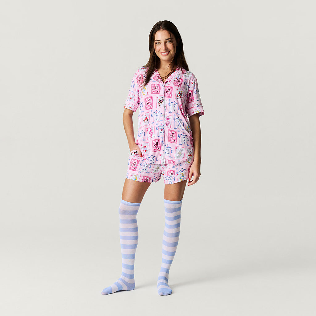 Disney Alice and the Queen Women's Luxe Pajama Short Set