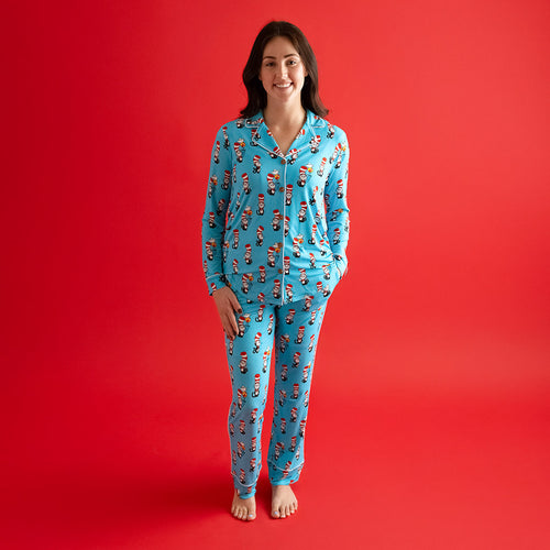 Dr. Seuss Cat in the Hat Women's Luxe Pajama Pant Set