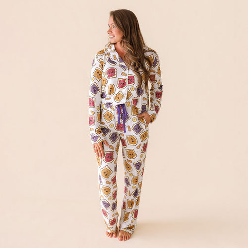 Peanut Butter Jelly Time Women's Luxe Pajama Pant Set
