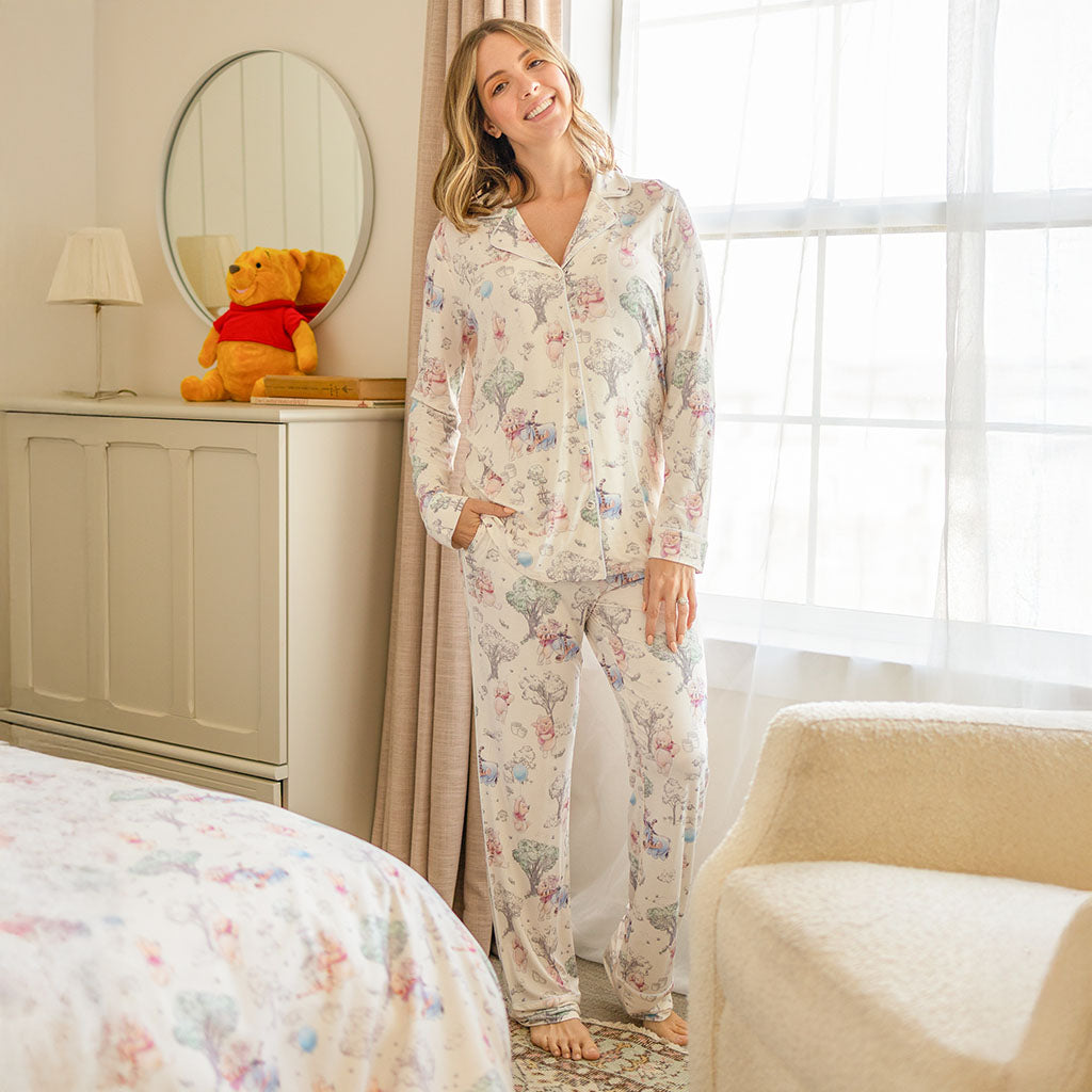 Disney Hundred Acre Wood Women's Luxe Pajama Pant Set