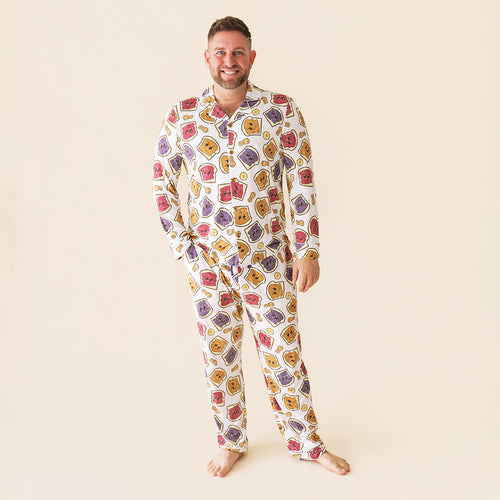 Peanut Butter Jelly Time Men's Luxe Pajama Pant Set