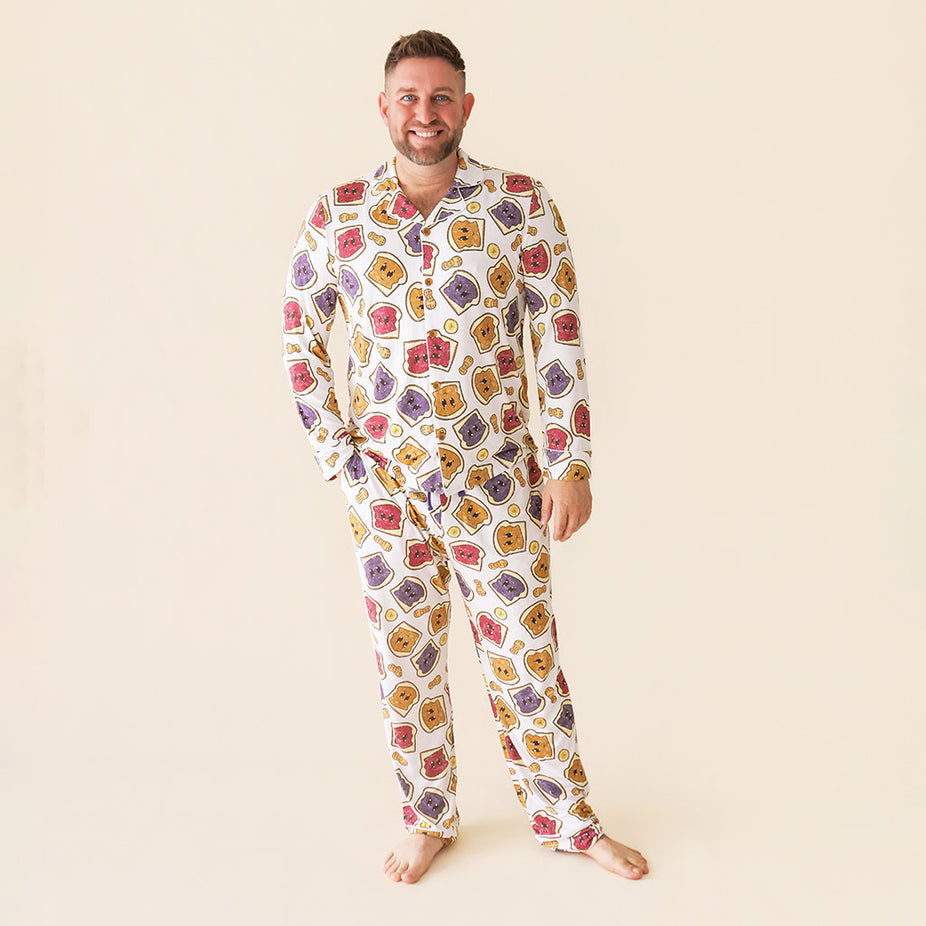 Peanut Butter Jelly Time Men's Luxe Pajama Pant Set