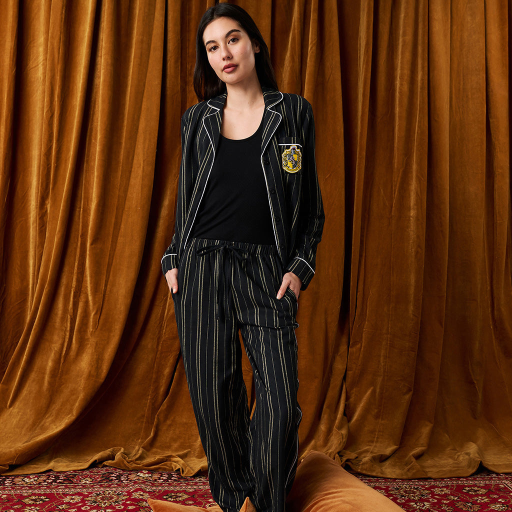 Christmas Pajamas Hufflepuff Pyjamas Womens Harry Potter