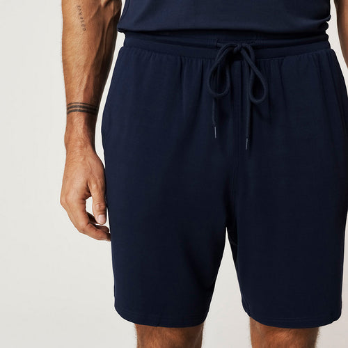 Varsity Navy Men's French Terry Shorts