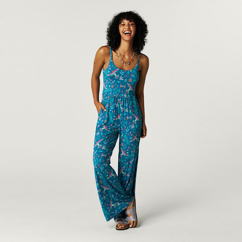 Svala Blue Women's Wide Leg Jumpsuit