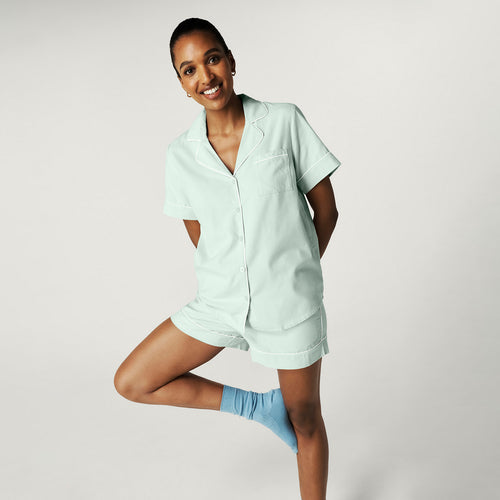 Surf Spray Women's Flannelette Short Pajama Set