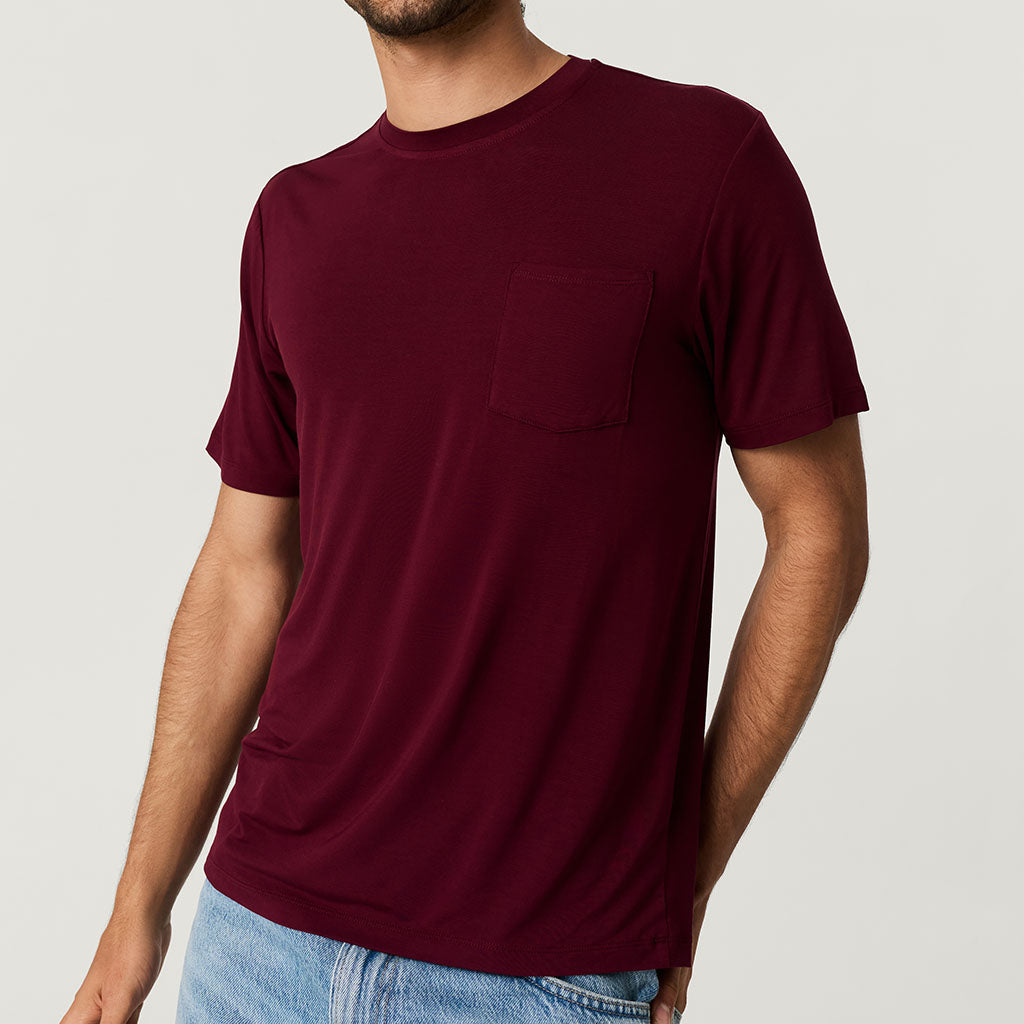 Sangria Men's Pocket Tee