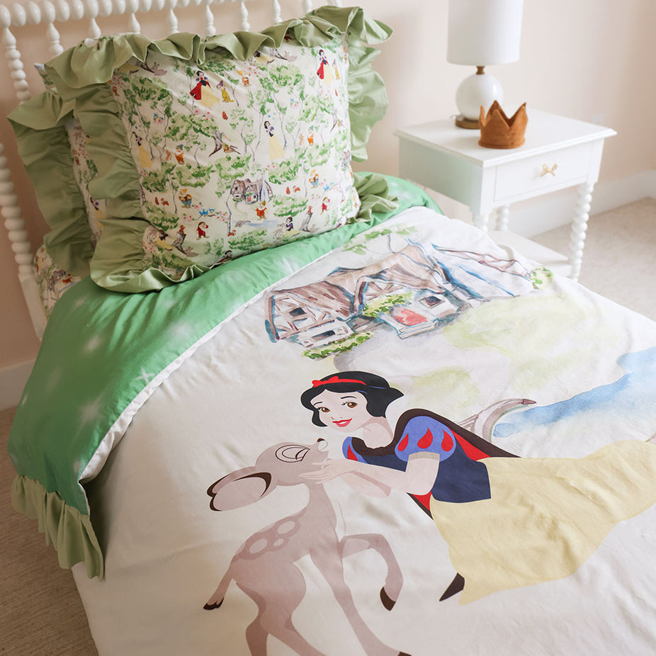 Disney Princess Snow White Reversible Ruffled Duvet Cover