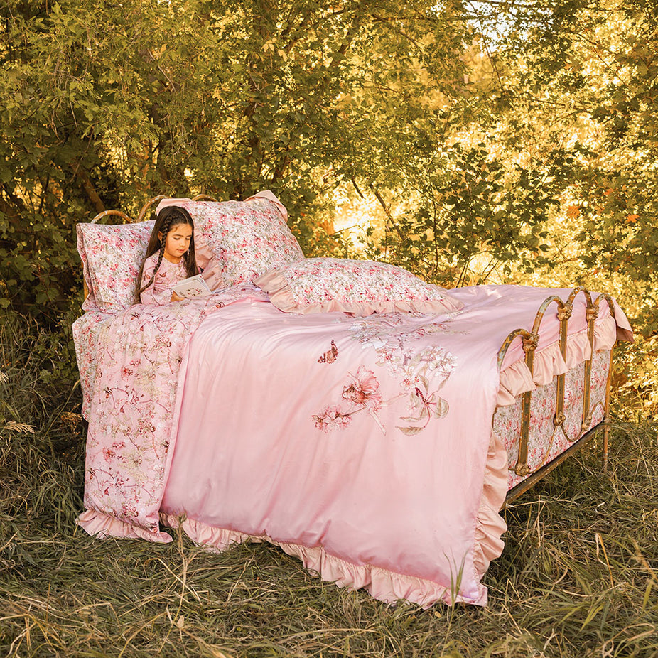 Flower Fairies of the Trees Reversible Ruffled Duvet Cover
