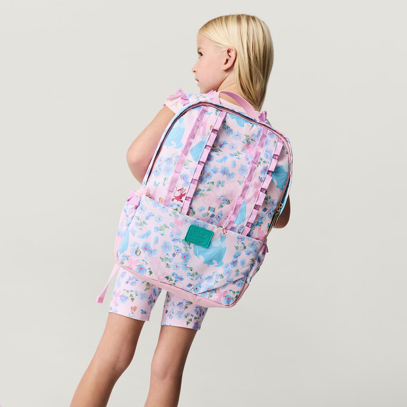 Girls Ruffle Backpack Princess Pink Girls Ruffled Backpack | Disney Princess Cinderella