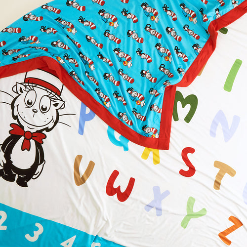 Dr. Seuss Cat in the Hat & Alphabet Luxe Patoo® Blanket