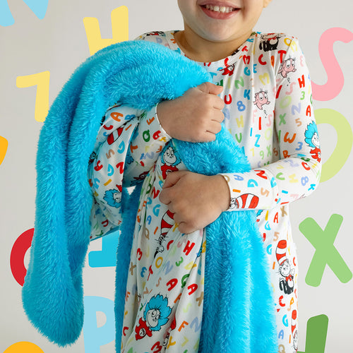 Dr. Seuss Good Fun Luxe Plush Patoo® Blanket