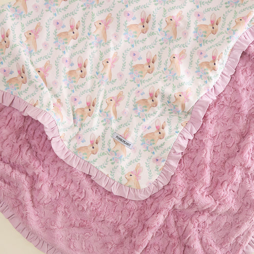 Buttercup Minky Ruffled Luxette Patoo® Blanket