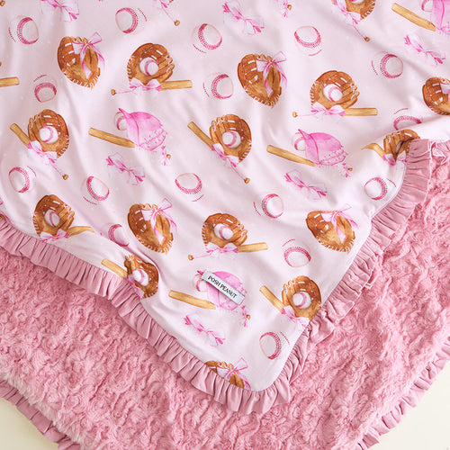 Dorothy Minky Ruffled Luxette Patoo® Blanket