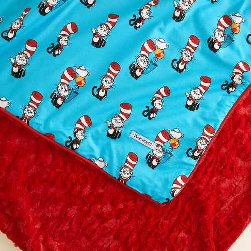 Dr. Seuss Cat in the Hat Minky Luxette Patoo® Blanket