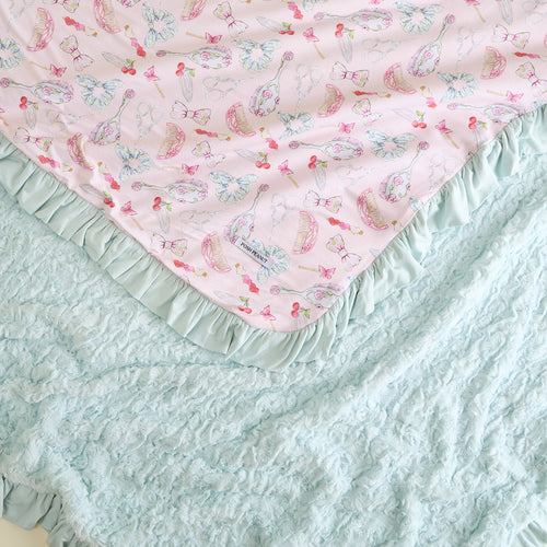 Carlita Minky Ruffled Luxe Patoo® Blanket