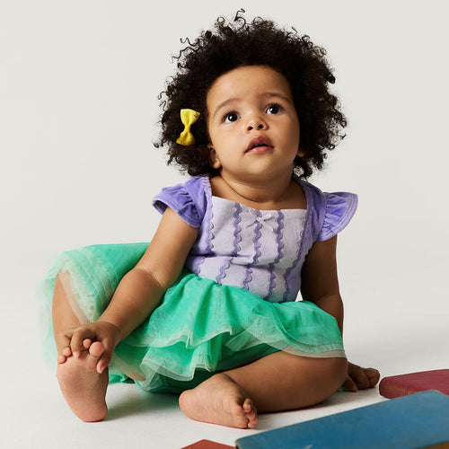 Disney Ariel Velour Bodysuit Dress