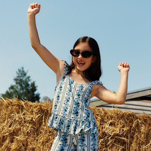 Tricia Ruffled Tank