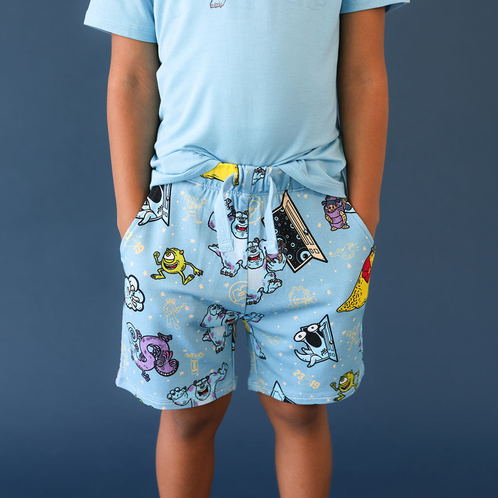 Disney Monsters, Inc. French Terry Shorts