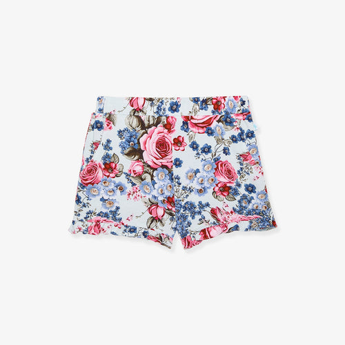 Mimi French Terry Ruffled Shorts