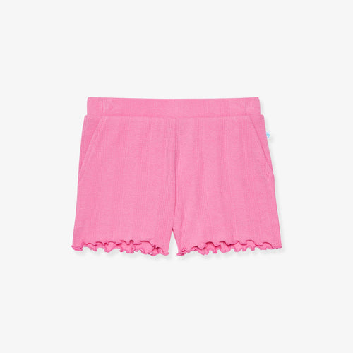 Cruisin' Pink Pointelle Shorts