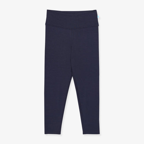 Varsity Navy Performance Knit Leggings